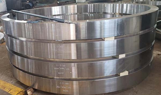 S355 Q345B forged supporting rings for bottom ash cooling equipments 