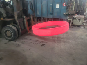 Oxidation Resistant Big Hot Forged Steel 25CrMo Ring Forging