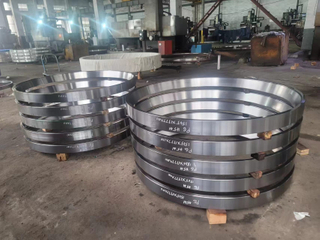 Concrete Mixer Drum Rings Drum Flanges China Forgings Factory