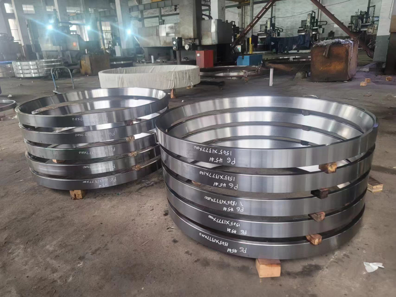 Concrete Mixer Drum Rings Drum Flanges China Forgings Factory