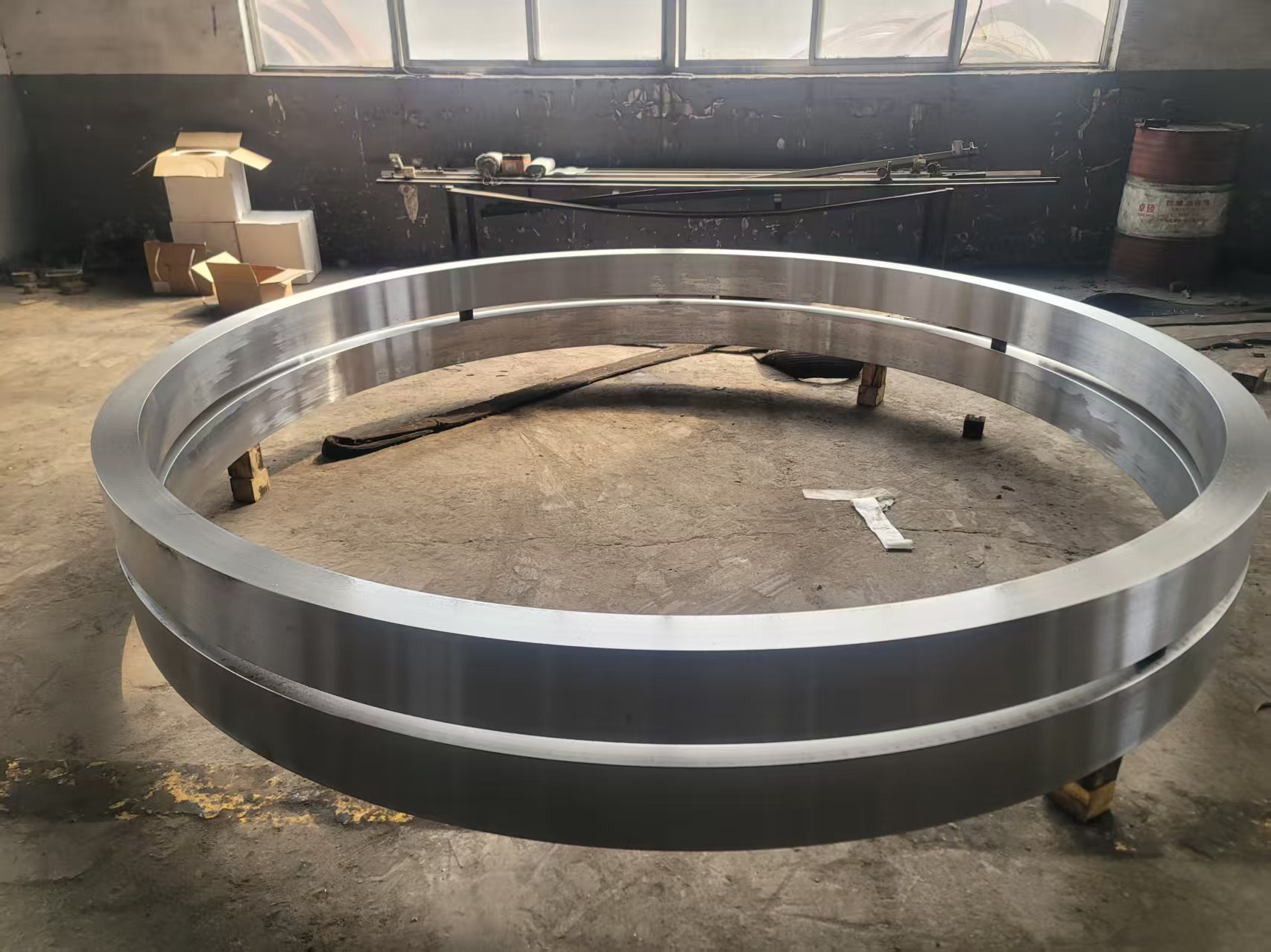 Asphalt Mixer Large Rolling Ring Forgings 