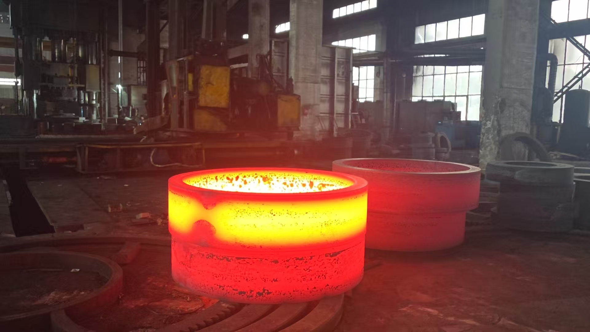 Large Forged Rings Heat Treatment Rough Machining