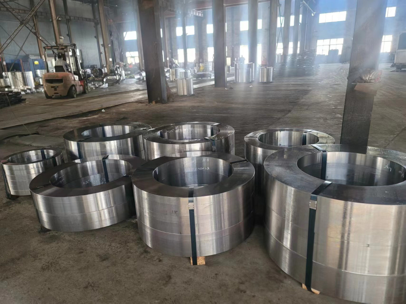 50CrMo4 Hot Press Forging Parts Large Carbon Steel Ring Forging