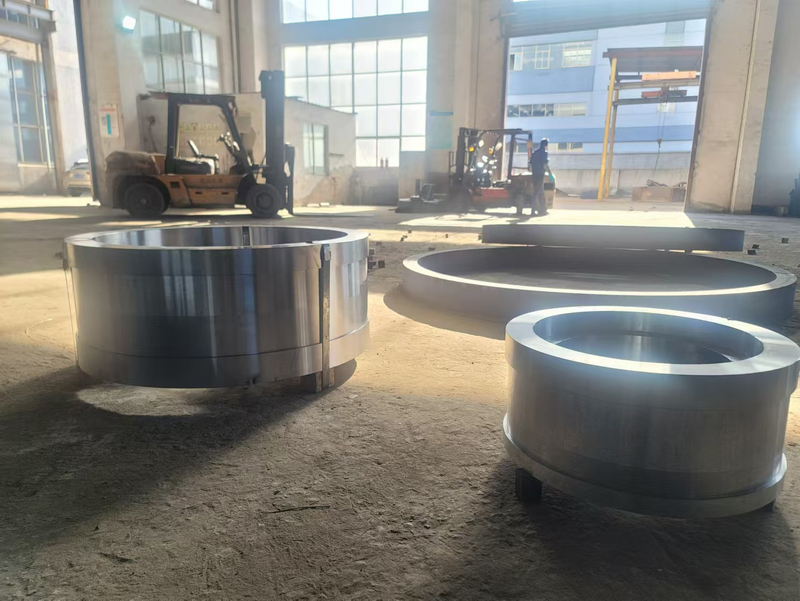 42CrMo4 Seamless Hot Rolled Titanium Alloy Steel Forged Parts Round Inner Gear Ring