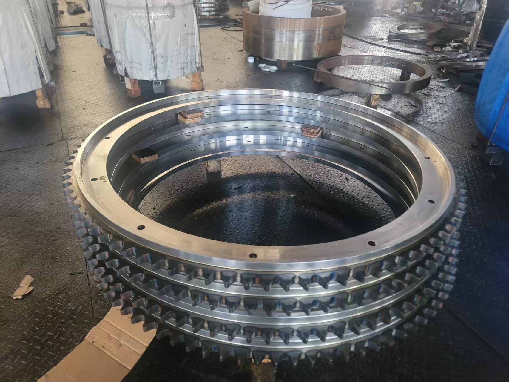 34CrNiMo6 1.6582 Hot Forged Rolled Alloy Gear Rings