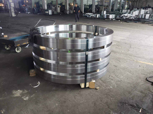 Hot Ring Rolling Process Forged Rings C45