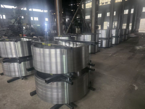 Custom Alloy Steel Forging Services 42CrMo Ring Flange Rough Turning Processing Modulation Options Available