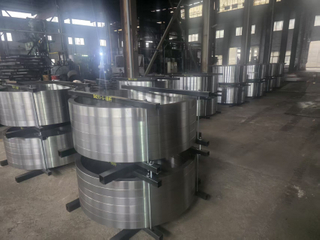 Custom Alloy Steel Forging Services 42CrMo Ring Flange Rough Turning Processing Modulation Options Available