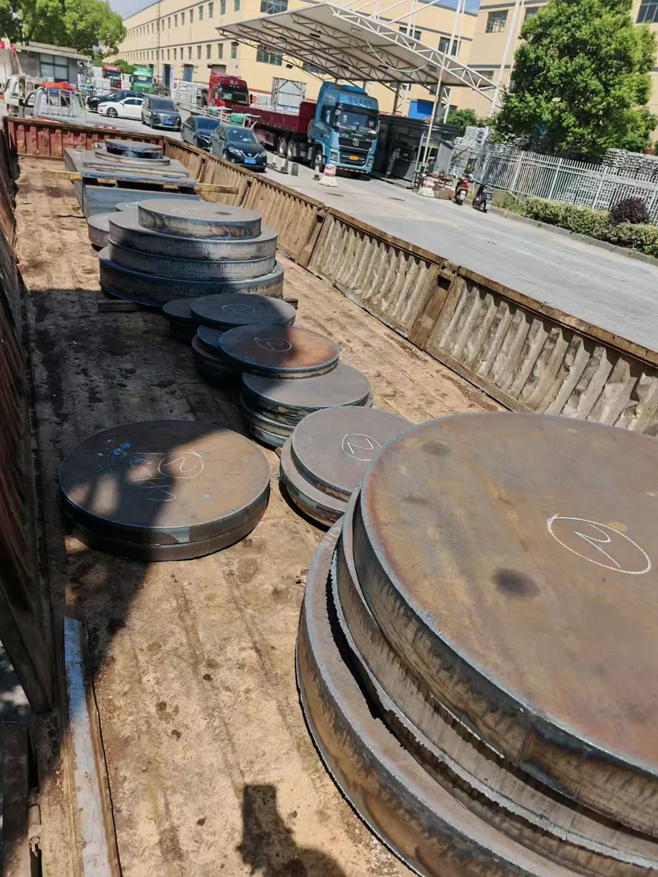 Steel Parts Cut From Steel Sheet in China for Exporting