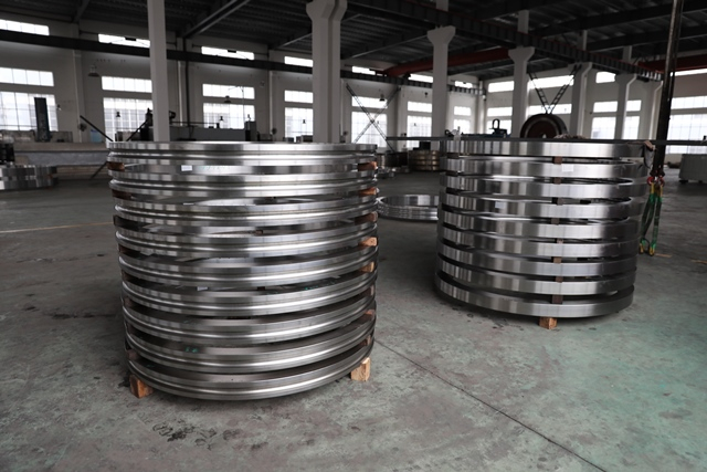 C45 And 42CrMo4 Forging Rings for Slewing Ring Bearings - Buy Steel ...