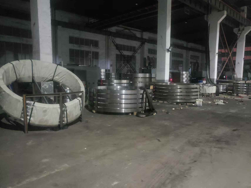 1.7218 Concrete Mixer Truck Roller Ring Components