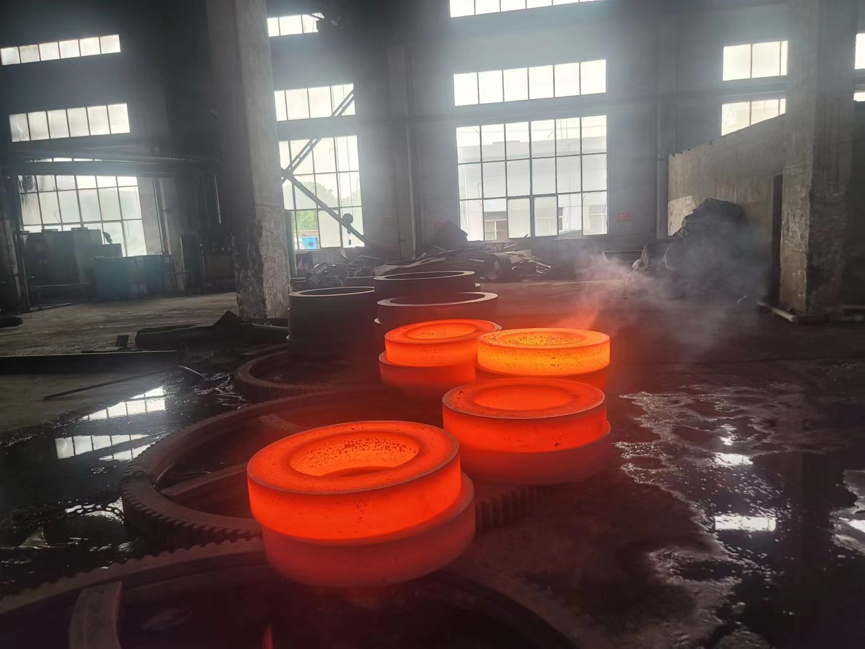 18CrNiMo7-6 / 42CrMo4 Gear Wheel Ring Forgings