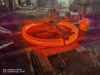 C45 Steel Heat Treated Inner and Outer Rings For Big Diameter Bearings