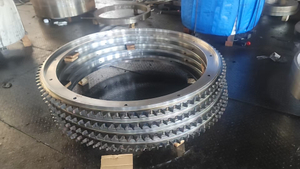 AISI 1045 S45C C45 Stee 45 Forging Ring Gears From China Factory