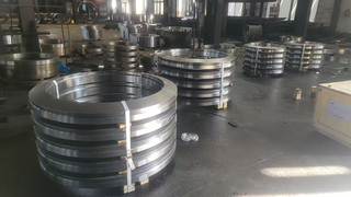 C45 Carbon Steel Hot Rolled Hot Forged Ring Normalizing Forging Rings