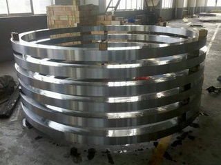 C45 50mn Q+T, 42CrMo4 Q+T, AISI 1050 Q+T Inner And Outer Rings for Slewing Ring Bearing