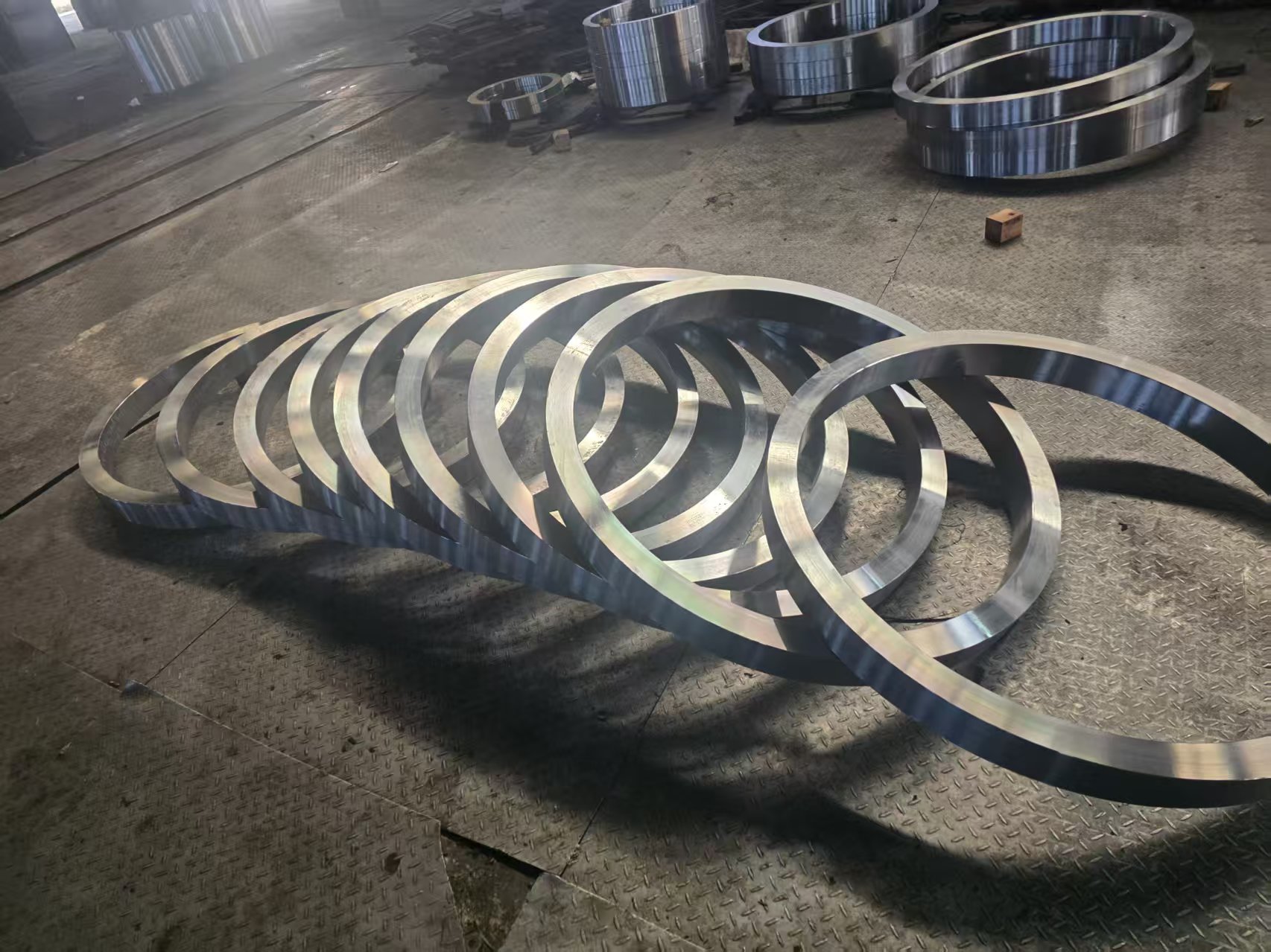 Slewing Bearing Forgings 42CrMo4 C45 1045 Forging Rings