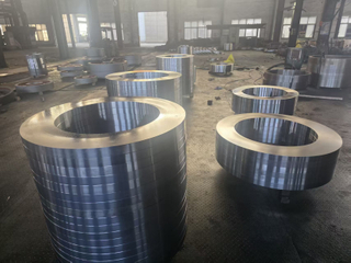 Medium Carbon Steel Hot Forged Gear Rings Forging For Agricultural Industries