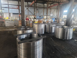 25CrMo Big Diameter Hot Press Forging Parts Large Carbon Steel Forged Ring