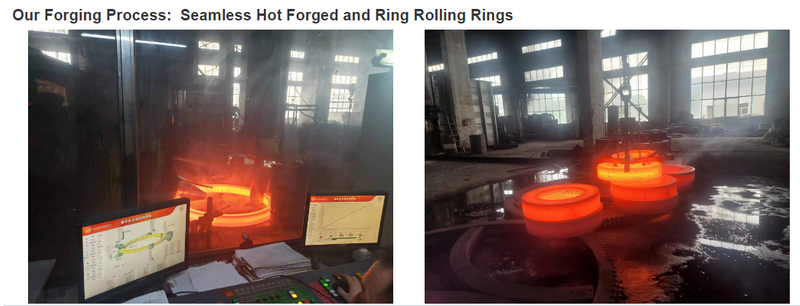 High Strength Forged Steel Rings Q+T Heat Treatment 