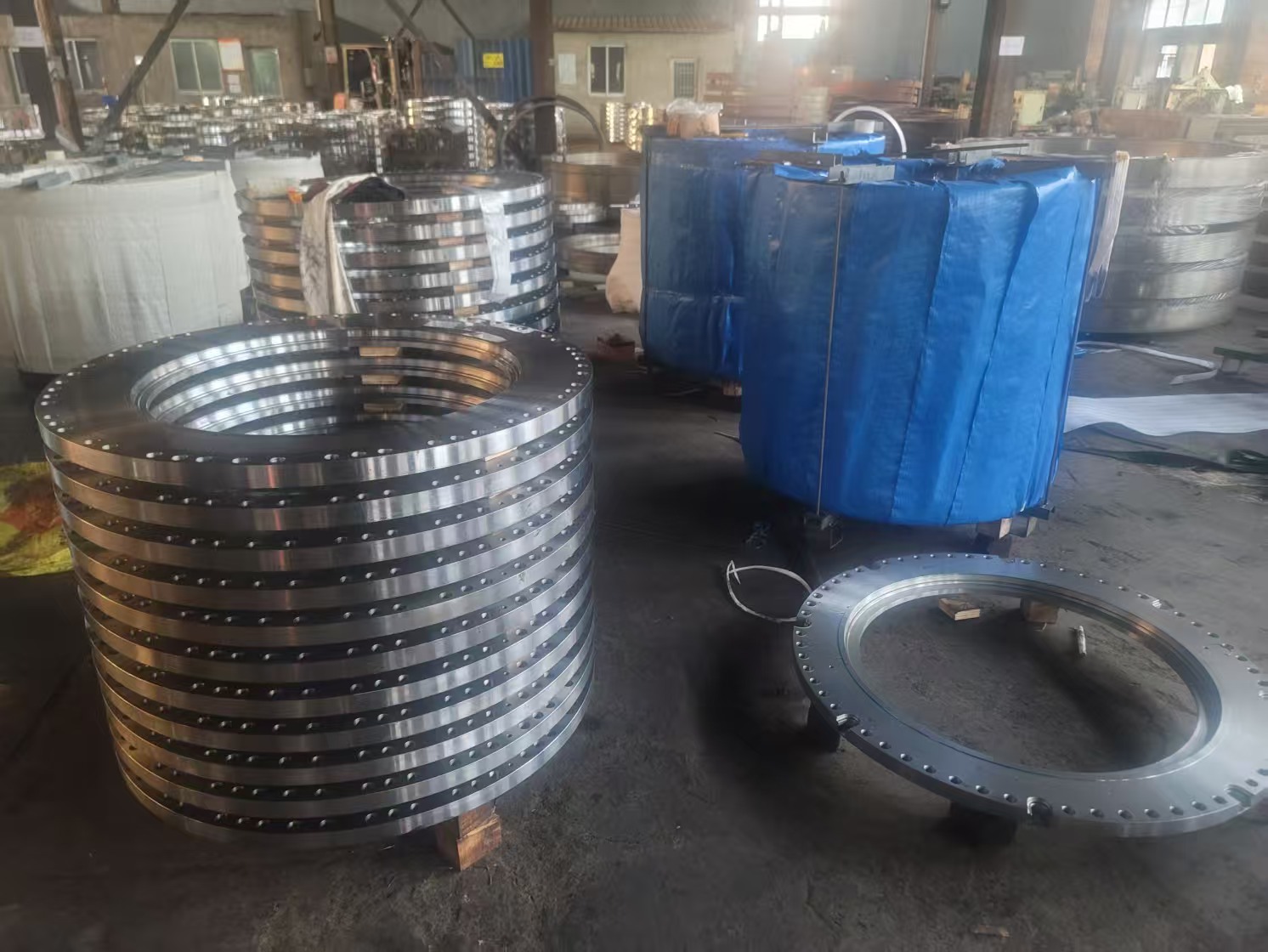 Bearing Seat Cover Plate Flange Forged Flanges