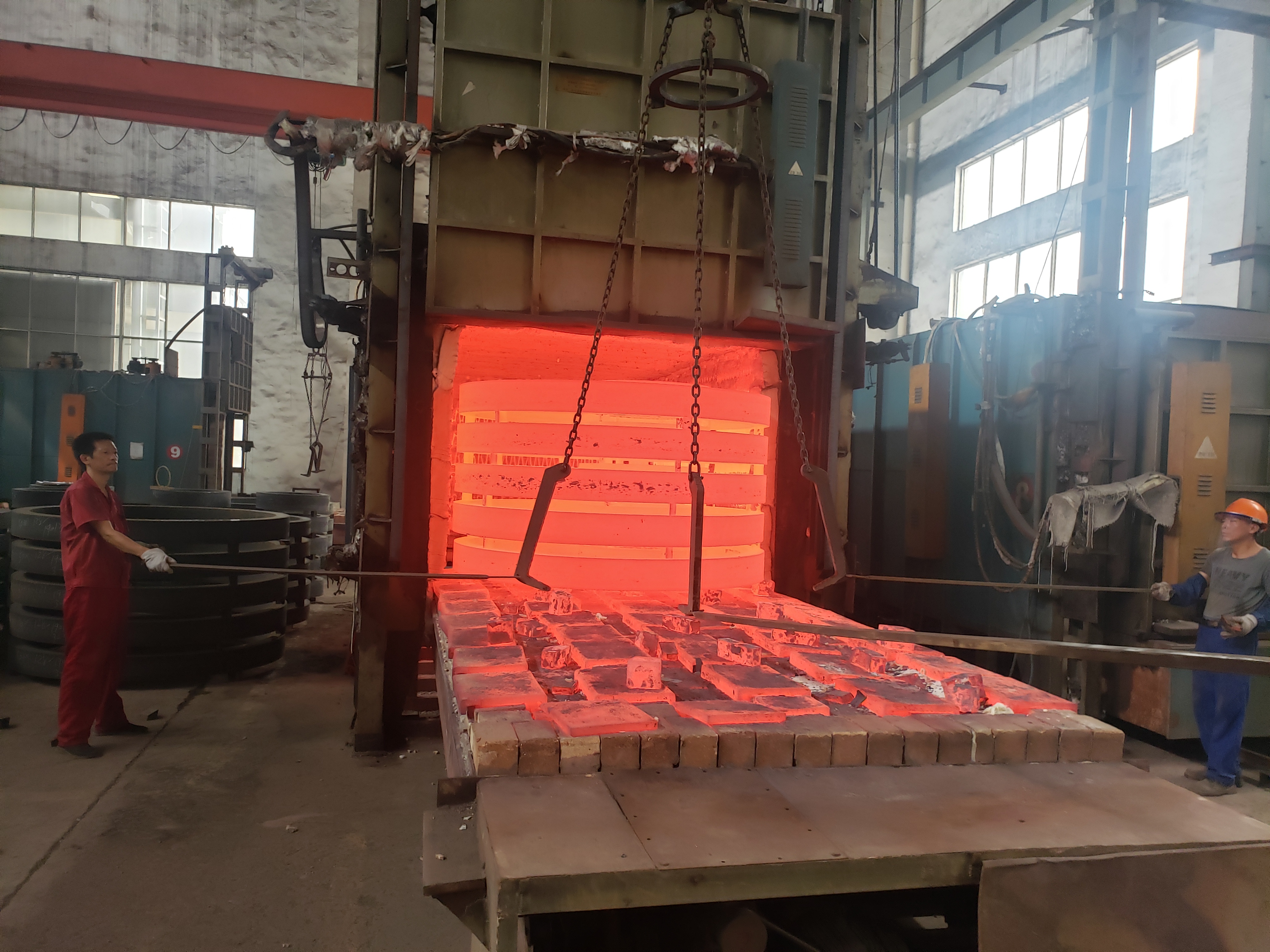 42CrMo4 / C45 / S48C Slewing Bearing Inner / Outer Rings