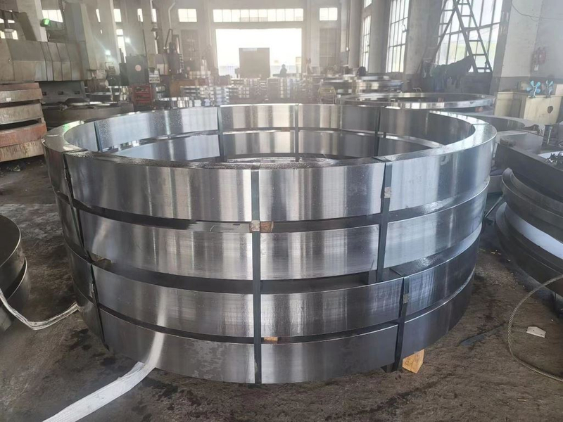 Asphalt Mixer Large Rolling Ring Forgings 