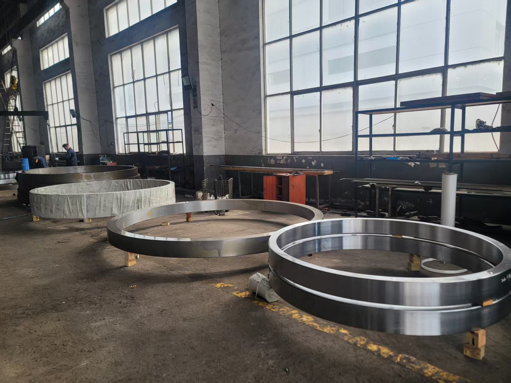 C45 1035 Big Hot Rolling Forging Rings 